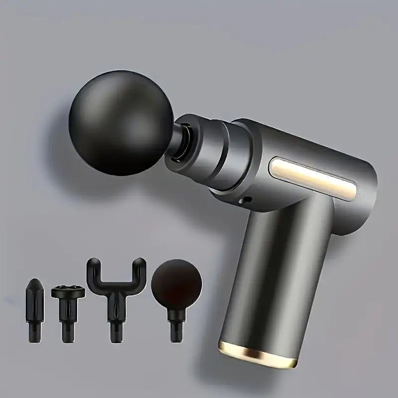 Massager Gun with 4 Interchangeable Heads