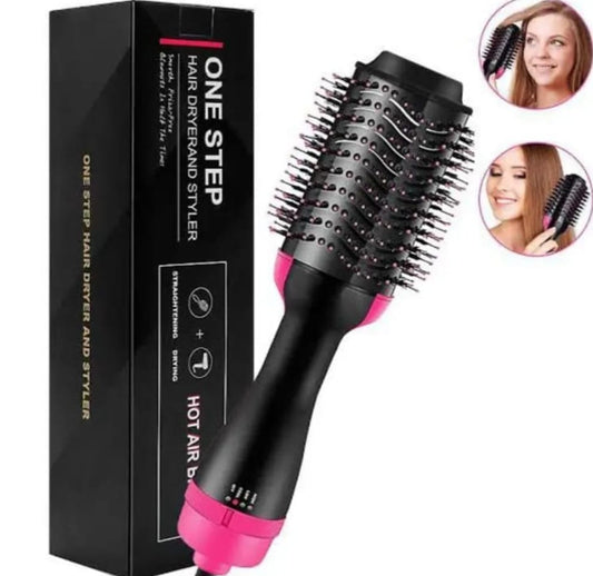One Step Multifunction Hair Sraightener Curler Comb Electric Ion Blow Dryer Brush No Ratings
