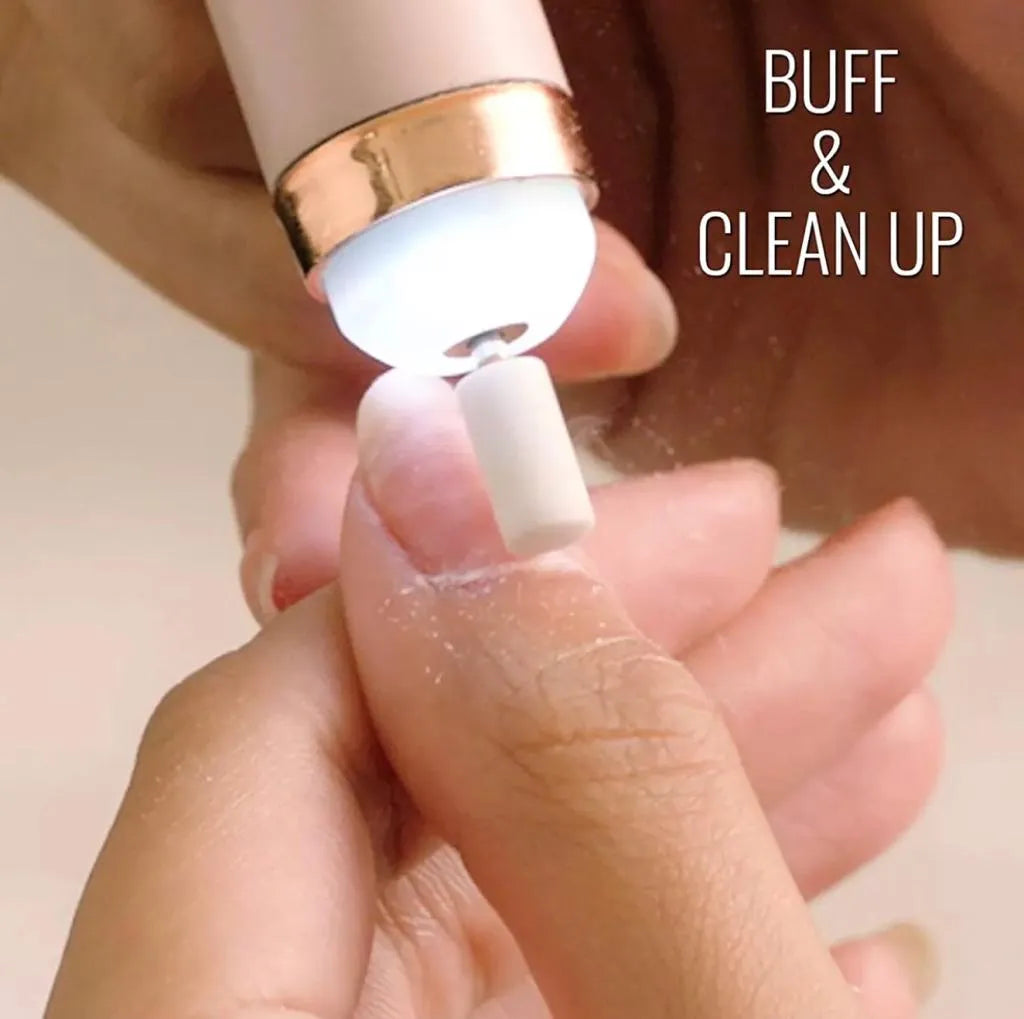 Nail File and Full Manicure and Pedicure Tool